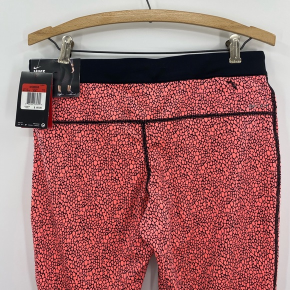 Nike Relay Dry Fit ‘Shock Pink/Black’ Running Tights Woman’s Size Large - Picture 4 of 4